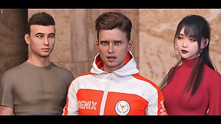 Bangladeshi model Loveskysan69real plays a wild cougar in 3D animated fun