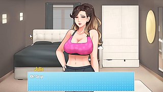 Mansion chores with big titted LoveskySan getting wild at night