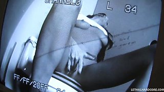 Funny Randi's shaved action