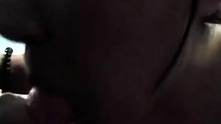 Asian College Girl Sucks and Facializes White Cock