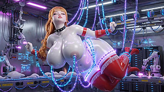 BBW Cowgirl Electronic Ropes Factory 3D 8K