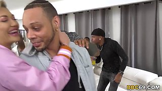 Lucky Babe DPed by Big Cock