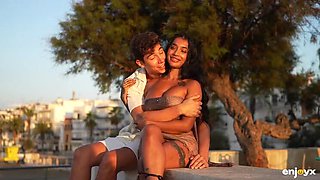 Yasmina Khan Begs for Creampie from Her White Husband