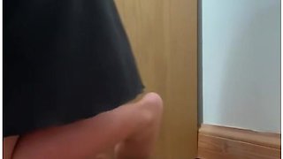 Horny High School Girl Masturbates In Empty Classroom During Detention Until She Squirts