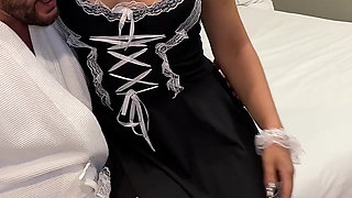 Secret Hotel Sex - I Surrendered Myself to My Lover as a Slutty Maid