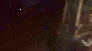 Waiting for Stepdad in the Dark. Cuming on the Street!