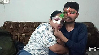 Masked Desi Group Orgy Wild Kiss Boobs Play in Masquerade Party Homemade Fun