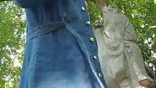 Nude in a Public Place with Squirt