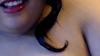 Moaning Pounding My Fat Pussy with Vibrator