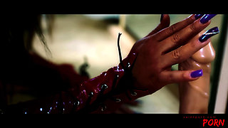 Carla Cox and Holly D Have Fun with Rubber