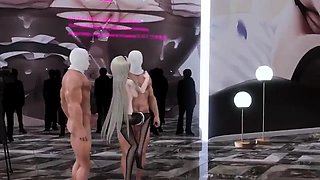 Hentai chick enjoys anal sex at the gym