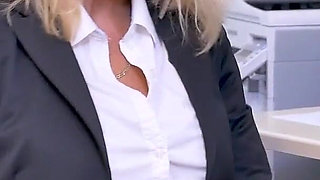 Canadian MILF Bianca Does a Good Job at the Office