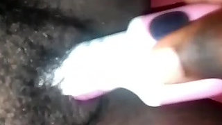 African Big tits horny pussy play