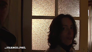 Beautiful Young Brunette with Big Tits Seduced by Porn Actor