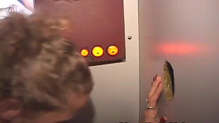 Ugly Saggy Soggy Slut Sucks N Fucks Glory Hole Penis Cummers!