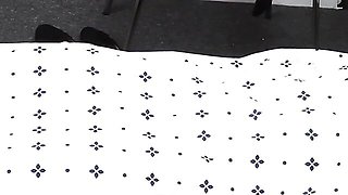 Rough clip with mystery April Olsen from Team Skeet