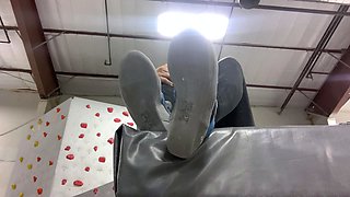 Hawt Blonde Enjoy foot Fetish