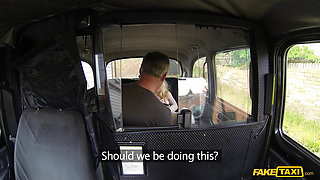 Fake Taxi - Naughty Blonde Stevie Nixxx Can't Pay Her Taxi Fare & Rubs Her Pussy Before a Big Blowjob POV
