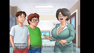 Arse, big boobs, manga porn