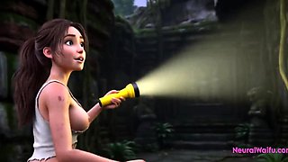 Lara Croft uncovers a mystical Amazon secret - AI Animation