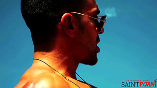 Jayme Janes Heats up the Desert with Sex and Cum Swallowing