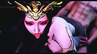 Goddess of Fantasy Bliss: 3D Curves Glow - 3D Animation Hentai