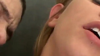 She has just turned 18 and Elizabeth Bentley a big slut with a shaved vagina loves having rough sex