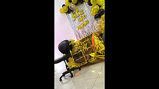 The Executive Makes Preparations to Wait for Her Boss at the Office and Earn a Promotion