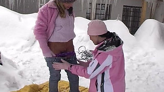 Lesbian Babes From France Are Here to Play in the Snow