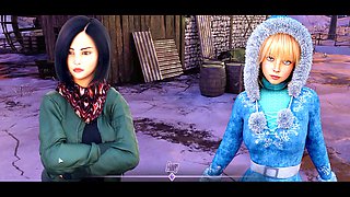 Summertime Saga 3D adventure with Misskitty2k in a meet and fuck scenario