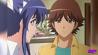 Handjob xxx with seductive chippie from Hentai Pros