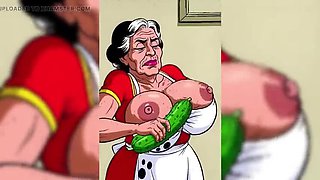 AI Cartoon MILF Shows Off Her Massive Melons