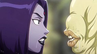 Raven found on date app tentacle monster who can DP her this night
