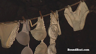 Busty Lesbian Slave Moaning And Orgasming With Naughty Madame