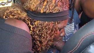 Sucking a Big Dick While Fucking and Driving at 100km/h