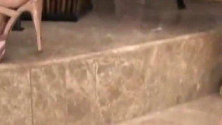 Very Exciting Blonde MILF Masturbation Hottest Babe High Heels Amazing Beautiful Body Vol 1