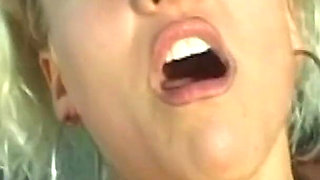 Busty Nympho Blonde Ass Fucked and Cumshot in Mouth by a Black Monster Cock