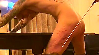 Cold Caning and Some Cute CBT Tied to a Table