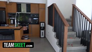 😈 rico can't stand against Kriss Kiss's seduction with enjoy notes, resulting in a insane home alone fuck