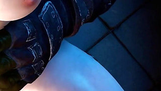 3D BBW Korean Slut Cheating with BBC