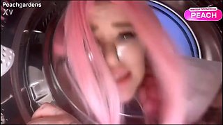 My Stupid Step-Sister Got Stuck in the Washing Machine and I Fucked Her