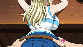 fairy tail Lucy My Sexy Stepsis is at Home, the Night will be Long and Hot (Family Sex) anime hentai cartoon japanese naruto