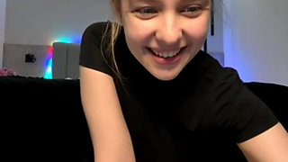 Squats on the camera and finger masturbation