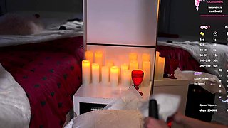 Stacked brunette goes solo toys and masturbation