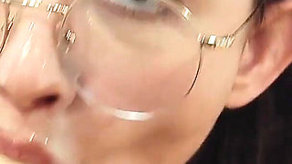 Cuckold Husband in Wife's Gangbang Party Creampied Facial