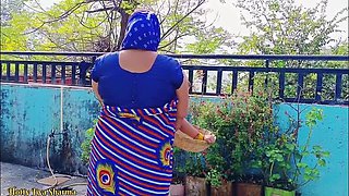 Desi Family Threesome: Step Son Fucks Stepmom and Wife in Outdoor Public Sex - Hot Jiya Sharmaa