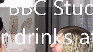 MILF Teacher Fuks BBC Studnet After Drinks in the Studen
