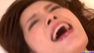 Nude Mei Haruka gets older man to fuck her for hours