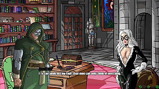 Doom slaps his big cock in-between girls perfect ass cheeks - doomination gameplay