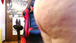 Using a Brush to Slap Your Ass